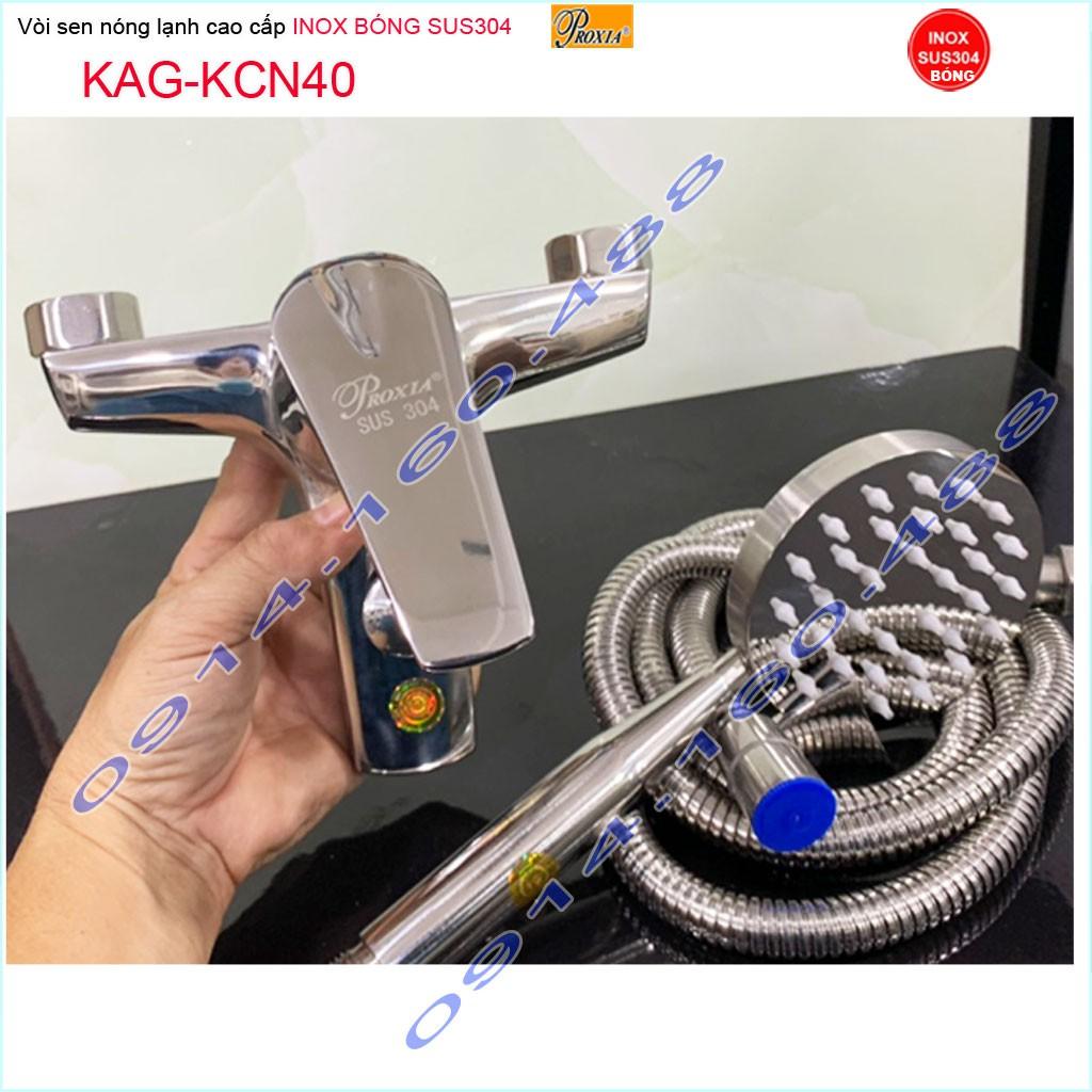Vòi sen nóng lạnh inox bóng gương trọn bộ bòi sen tắm nóng lạnh nước mạnh sử dụng tốt