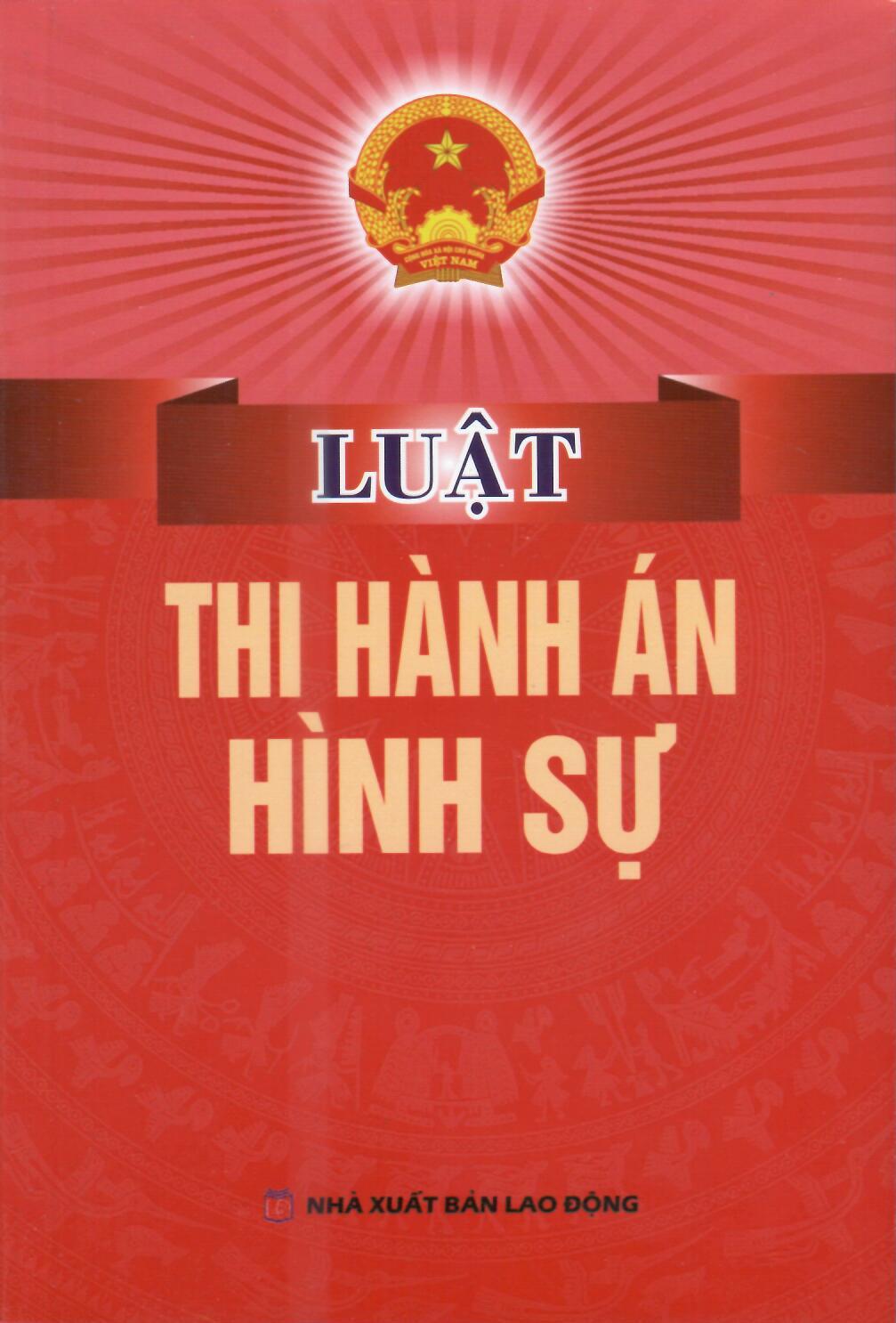 LUẬT THI HÀNH ÁN HÌNH SỰ 2020