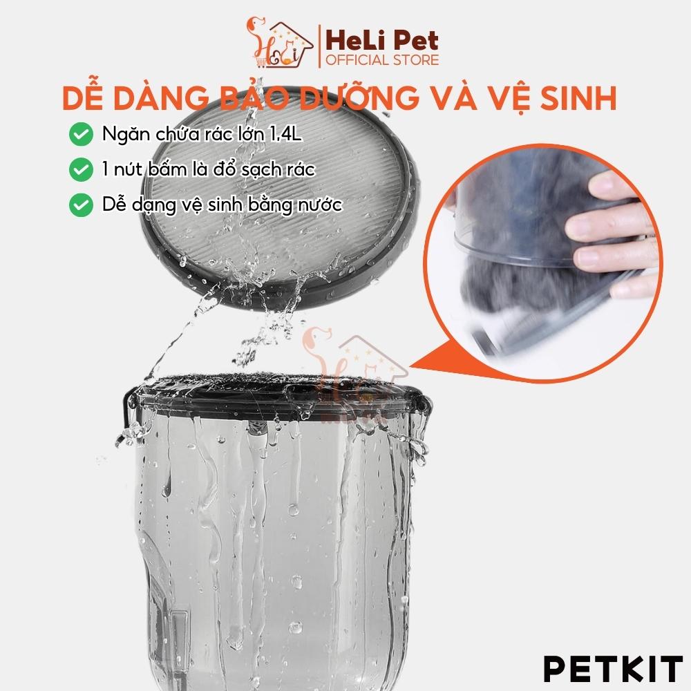 Máy Cắt, Tỉa, Hút Lông Chó Mèo 5 Công Dụng PETKIT AirClipper 5-in-1 Pet Grooming Kit - HeLiPet