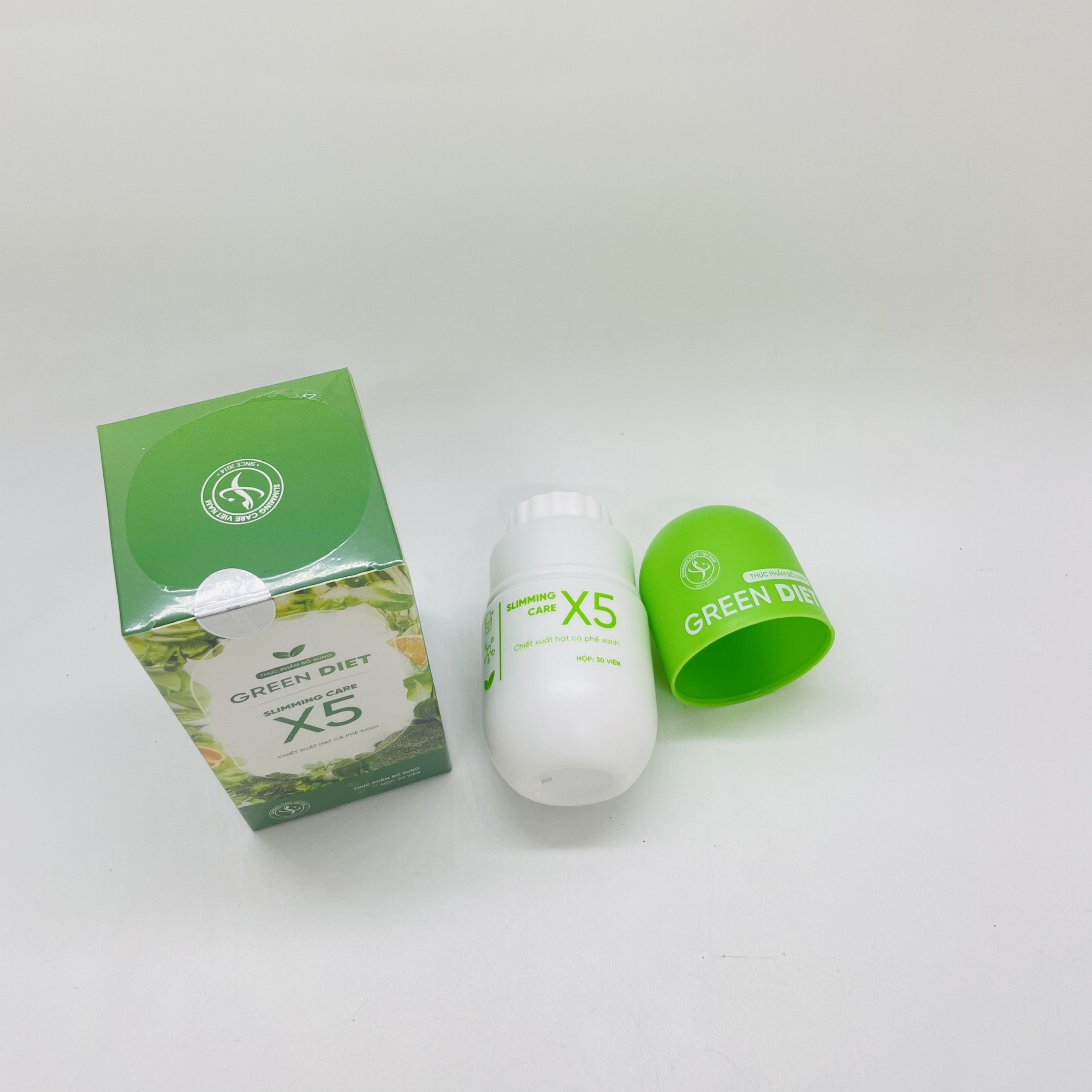 Thảo mộc hỗ trợ cải thiện cân nặng Green Diet Slimming Care X5