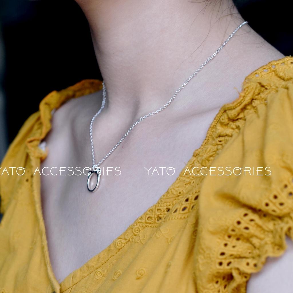 Dây Chuyền Nữ Siêu Xinh Mặt Mèo Bạc S925