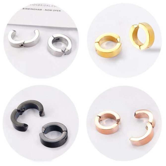 Bông tai inox kẹp không cần bấm lỗ BT132 giá 1 đôi