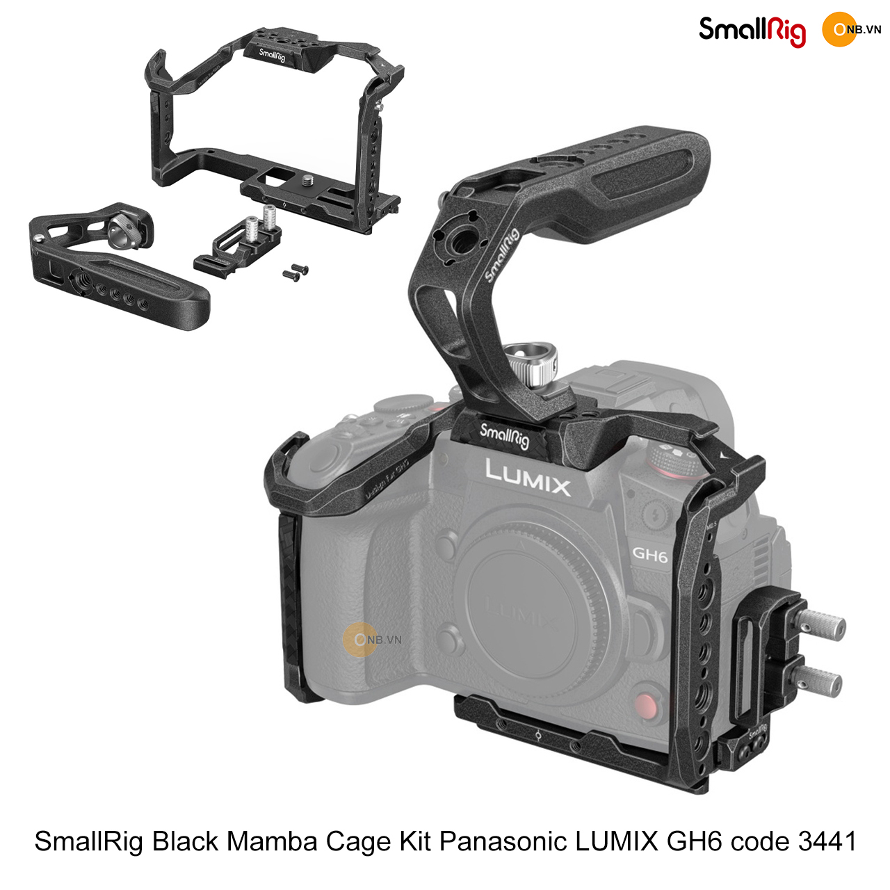 SmallRig Black Mamba Cage Kit Pana-sonic LUMIX GH6 code 3441