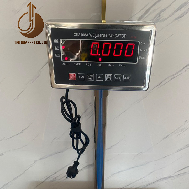 Cân Bàn Điện Tử XK3108A - Mặt Bàn Cân 600x800MM - Đầu Chống Nước