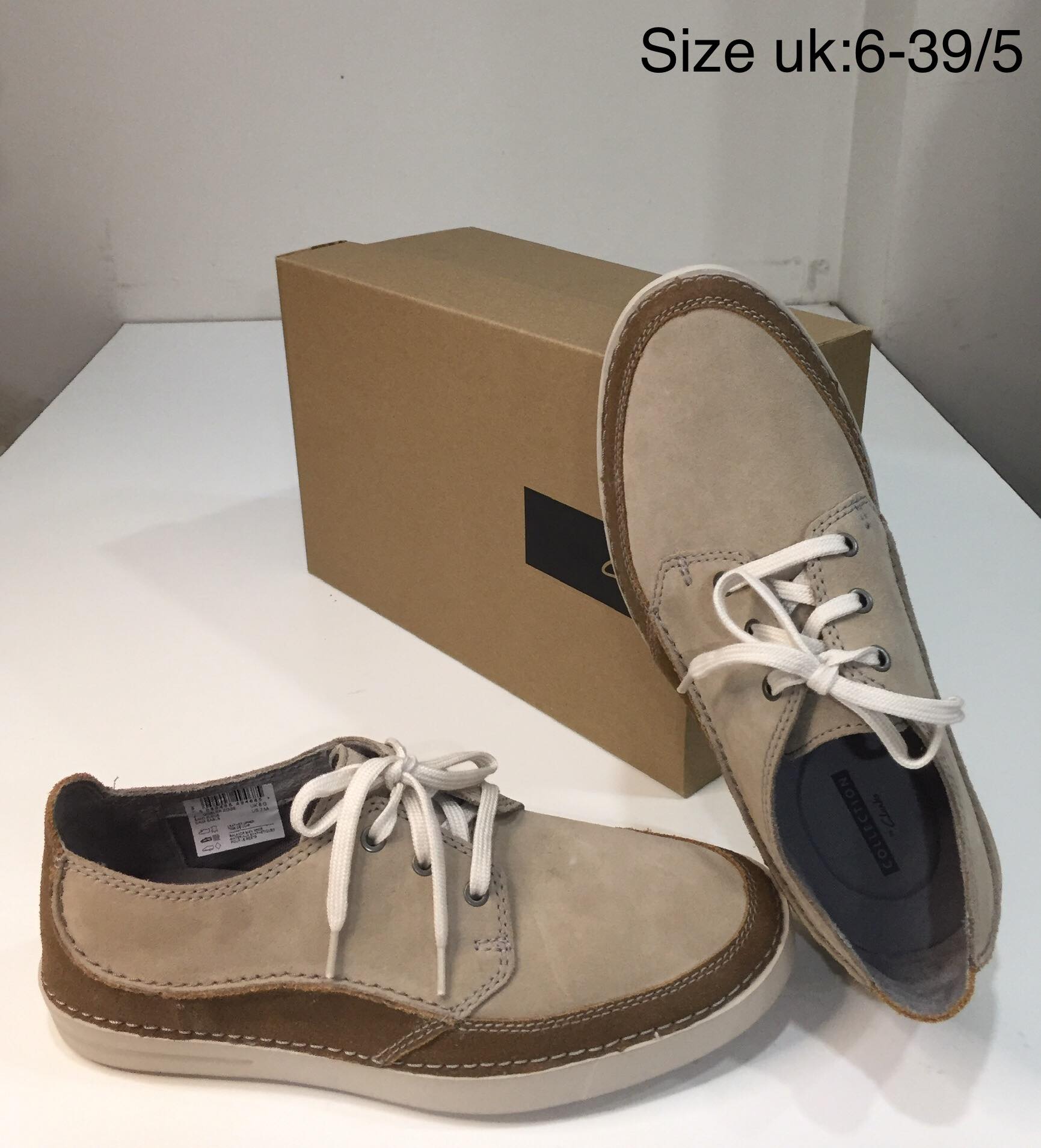 giày sneaker da nam Clarks chinh hãng xách tay Mỹ