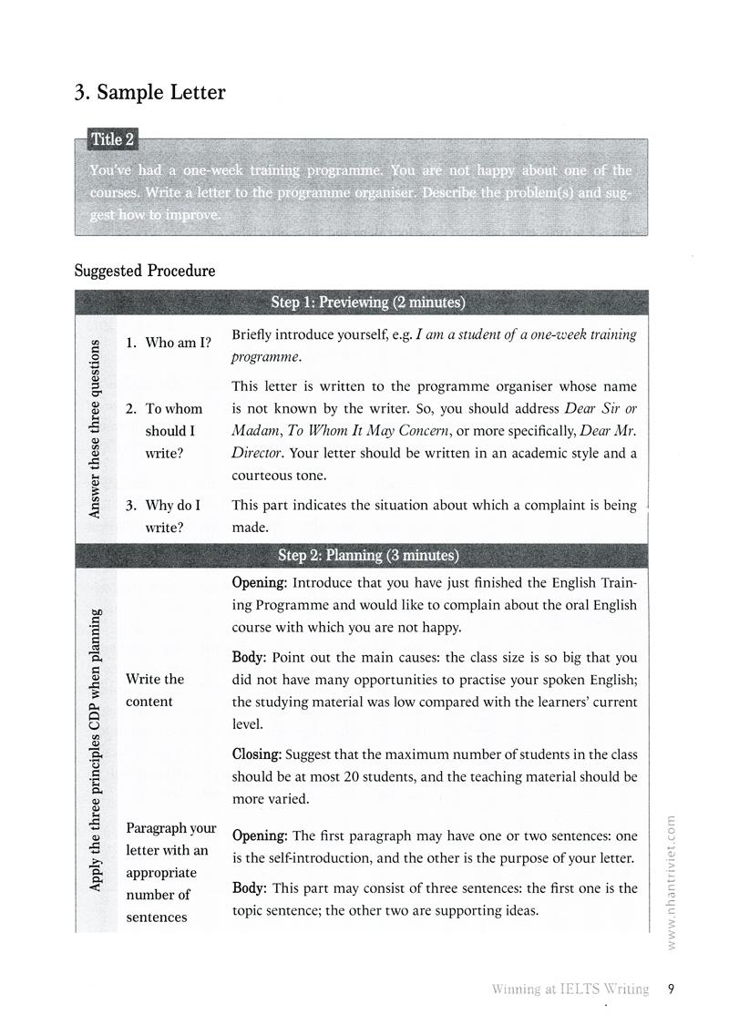 Sách Winning At IELTS Writing (Không CD)