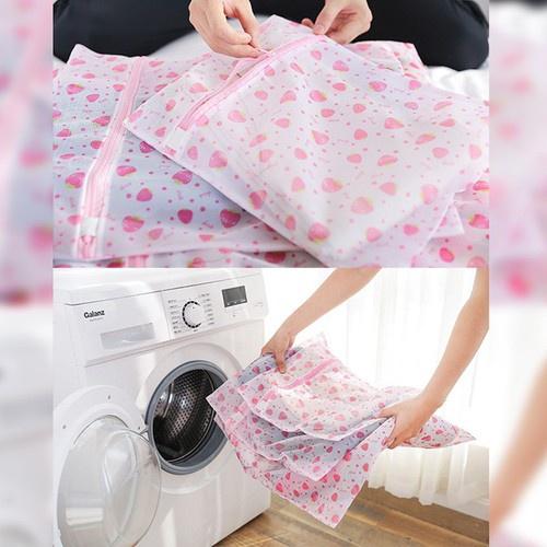 SET 5 CHIẾC TÚI LƯỚI HÌNH HOA GIẶT ĐỒ MÁY GIẶT ĐỦ KÍCH CỠ BẢO VỆ ĐỒ LÓT QUẦN ÁO TRÁNH HƯ HỎNG