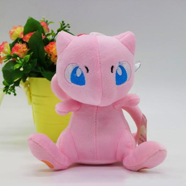 Gấu Bông Pokemon Mèo Mew Hồng Ngồi Dễ Thương Tặng Kèm 1 Ví Bóp Đựng Thẻ Dễ Thương Như Hình