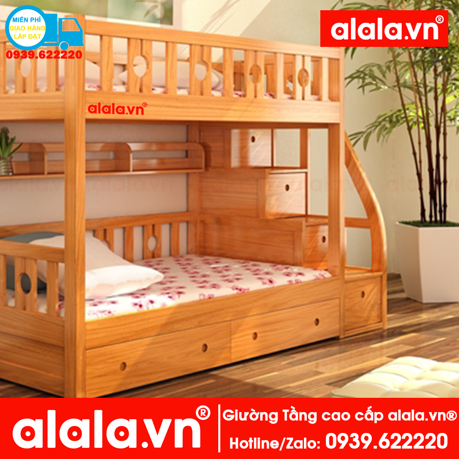 Giường tầng ALALA115 cao cấp - Thương hiệu alala.vn - Za.lo: 0939.622220