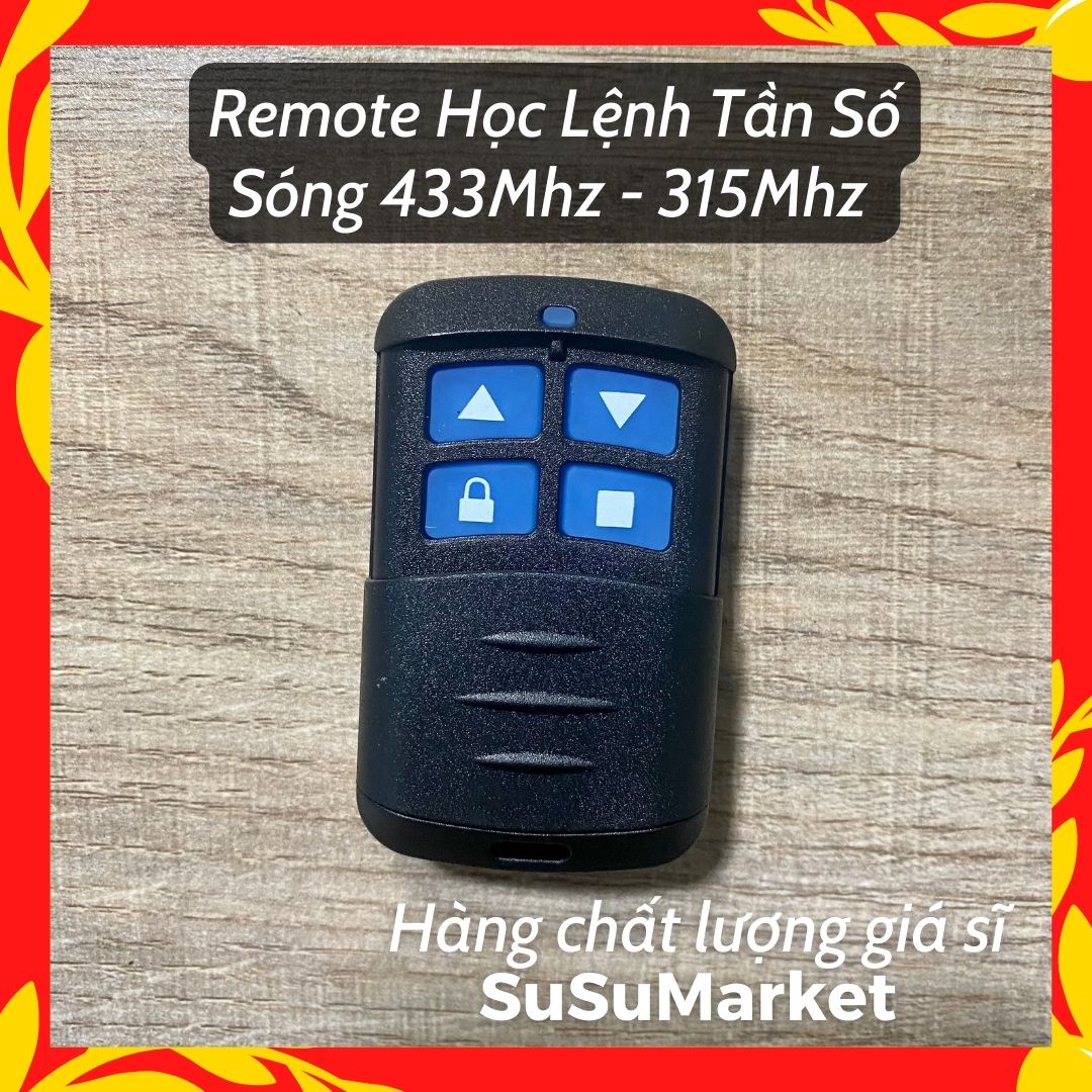 Remote cửa cuốn HỌC LỆNH 433-315Mhz | Sao chép nhanh | Top bán chạy