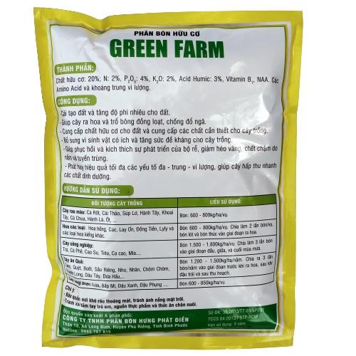 Phân Bón Hữu Cơ Hoa Hồng Phân Bón Hoa Hồng, Cây Cảnh GREEN FARM Gói 1kg