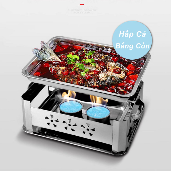 Bếp Hấp Nướng Cá 2in1 SUBWOOFER Dual INOX 304 Cao Cấp - Home and Garden
