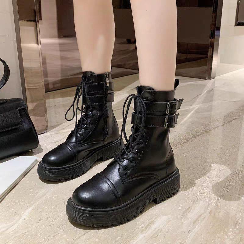 Boots cao cổ phong cách Ulzzang mạnh mẽ phong cách Hàn, hàng quảng châu loại đẹp