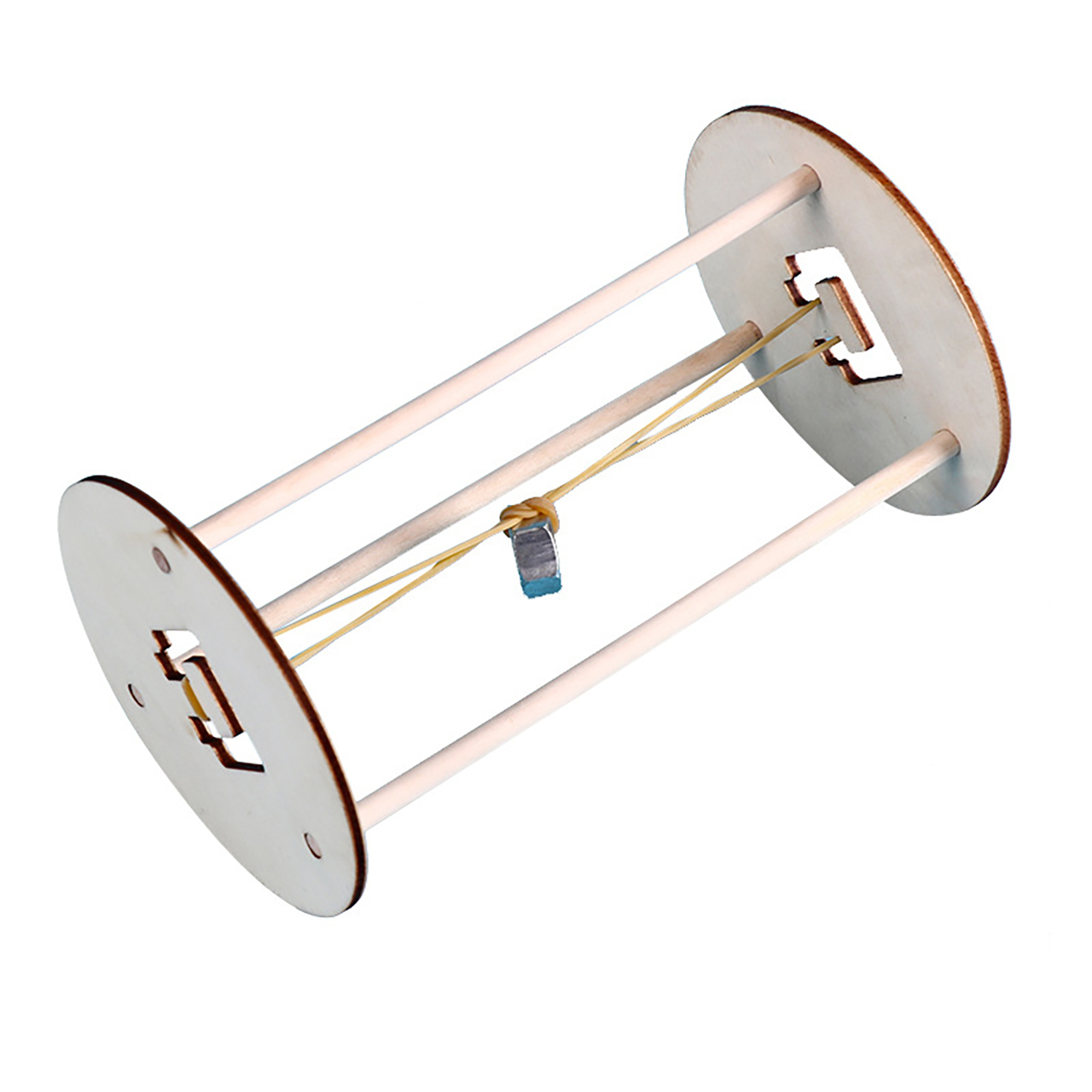 Đồ chơi trẻ em S30 thông minh sáng tạo STEM mô hình lắp ráp con lăn hooke, bánh lăn ma thuật bằng gỗ