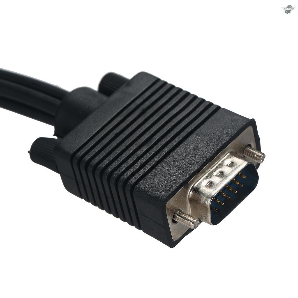 VGA to S-VIDEO 3 RCA TV AV Converter Cable Adapter 3 RCA Female Converter Cable VGA to Video TV Out S-Video AV Adapter