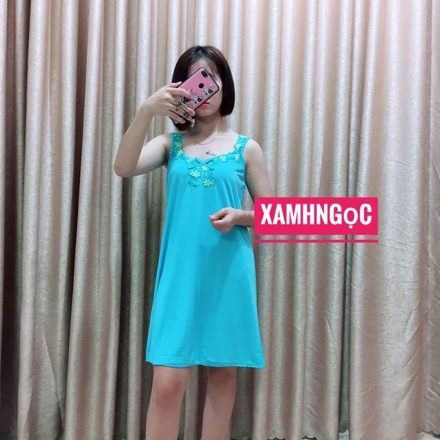 đầm ngủ thun lạnh chất siêu mát