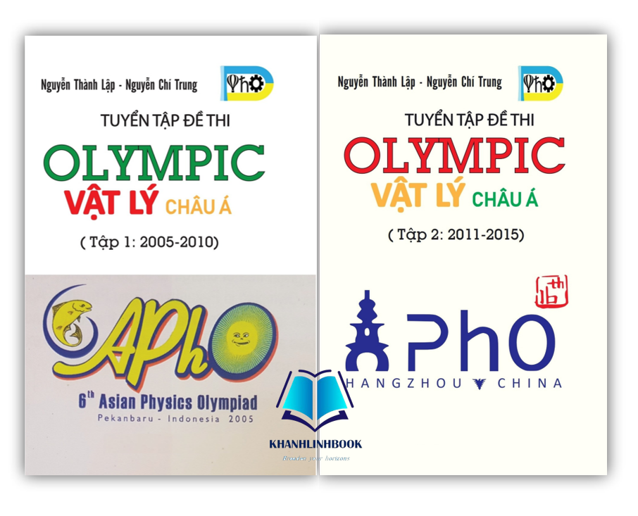 Sách - Combo 2 cuốn Tuyển Tập Đề Thi OLYMPIC Vật Lý Châu Á - Tập 2