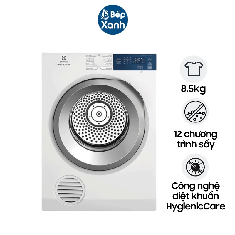 Máy Sấy Thông Hơi Electrolux 8.5 kg EDV854J3WB - Hàng Chính Hãng - Chỉ Giao HCM