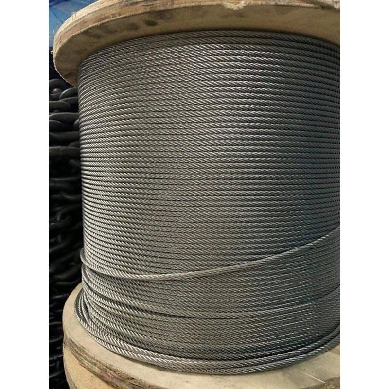 Combo 5 mét Cáp 6 + 2 Ốc Cáp 6 + 1 Móc Cáp 500 kg + 1 Ròng Rọc 200 kg