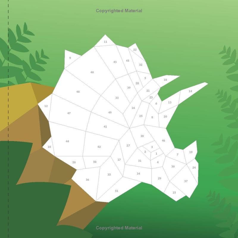 Sách ngoại văn: Paint By Sticker Kids: Dinosaurs: Create 10 Pictures One Sticker At A Time!