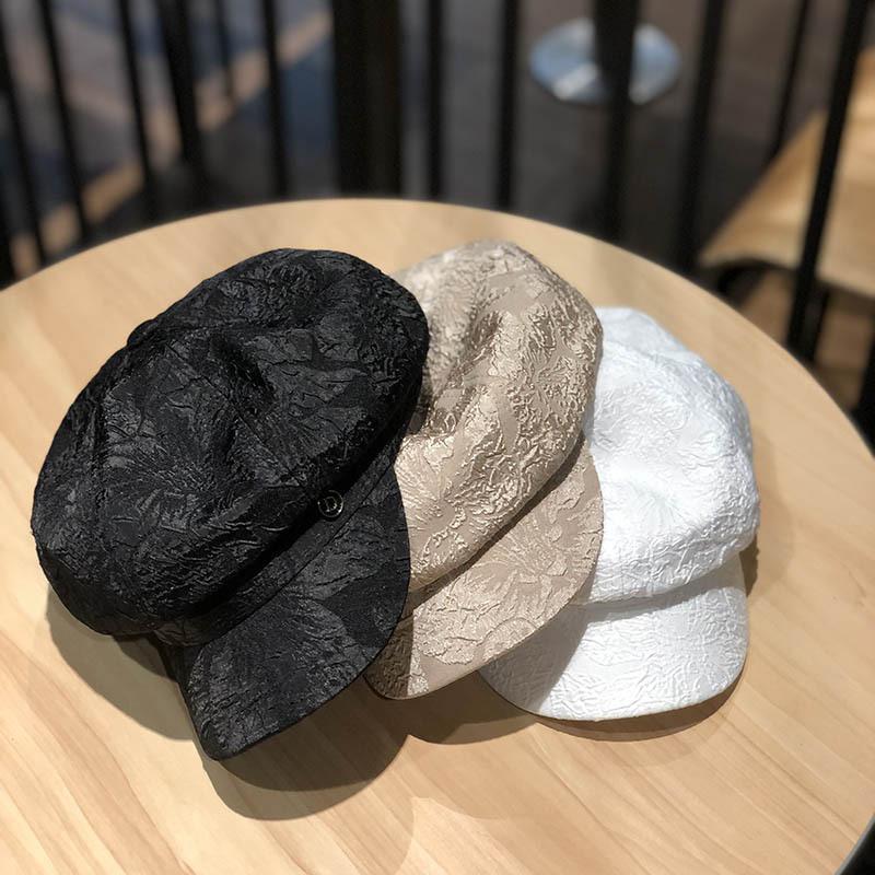 Mùa Đông Nón Dành Cho Nữ Và Các Bạn Gái Thời Trang Newsboy Mũ Lưỡi Trai Cổ Ren Mũ Nồi Hình Bát Giác Mũ Chắc Chắn Họa Sĩ Mũ Bonnet