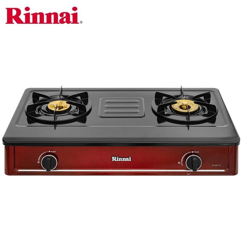 Bếp gas 7 tấc Rinnai RV-B271SR, Chén đồng có đầu hâm tiết kiệm gas - Hàng chính hãng