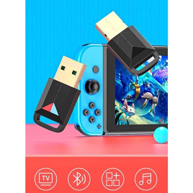 Usb bluetooth âm thanh cho Switch/ Ps4/ Ps5 chuẩn 5.0 kết nối 2 tai nghe cùng lúc - JH D901 - Hồ Phạm