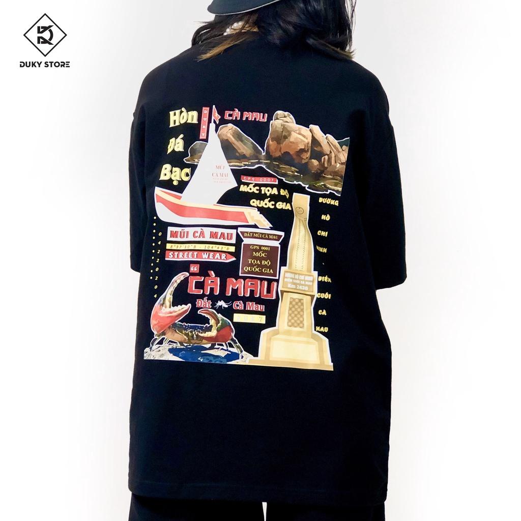 Áo thun Local Brand unisex in hình Cà Mau chất liệu cotton cao cấp - Duky Store