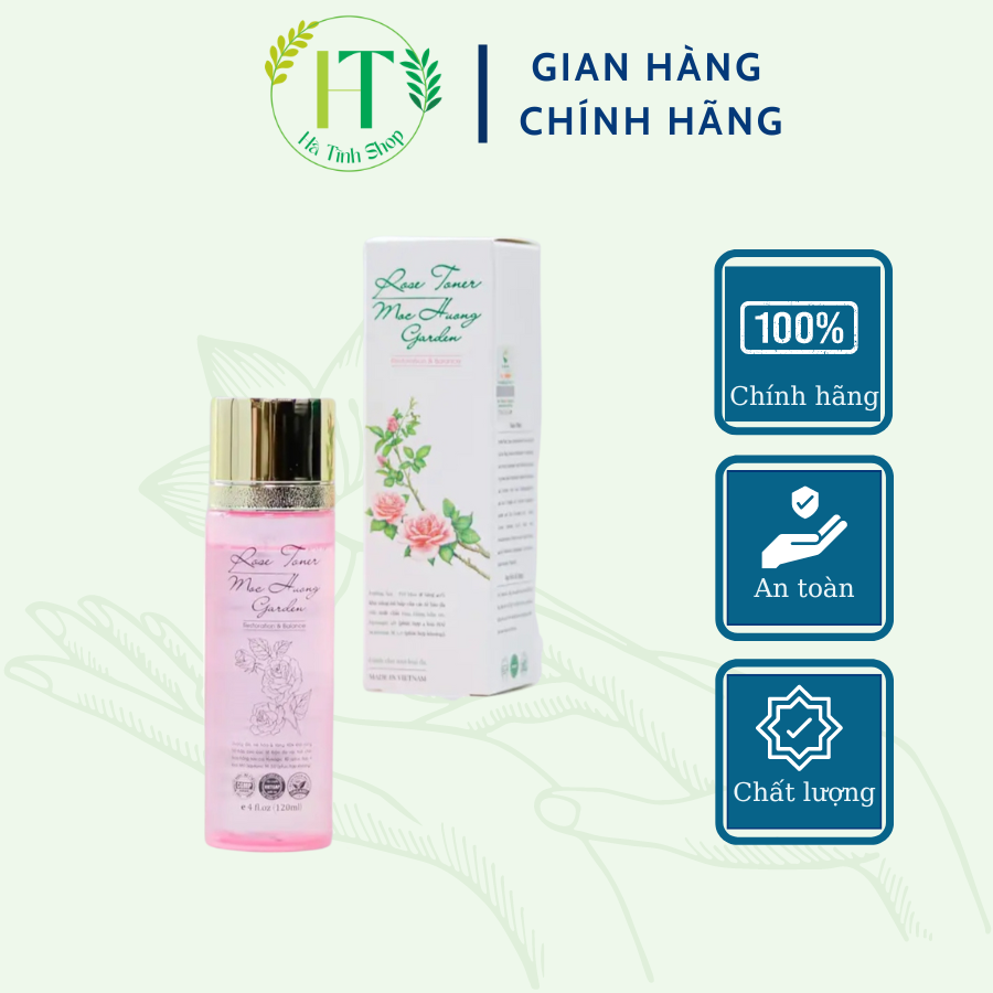 Xịt khoáng Toner hoa hồng Thanh Mộc Hương cấp ẩm dưỡng da căng sáng mịn màng 150ml