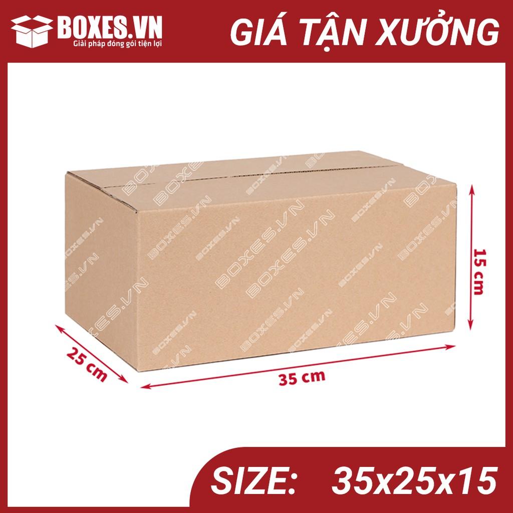 35x25x15 Combo 20 hộp Carton đóng gói hàng giá tại xưởng