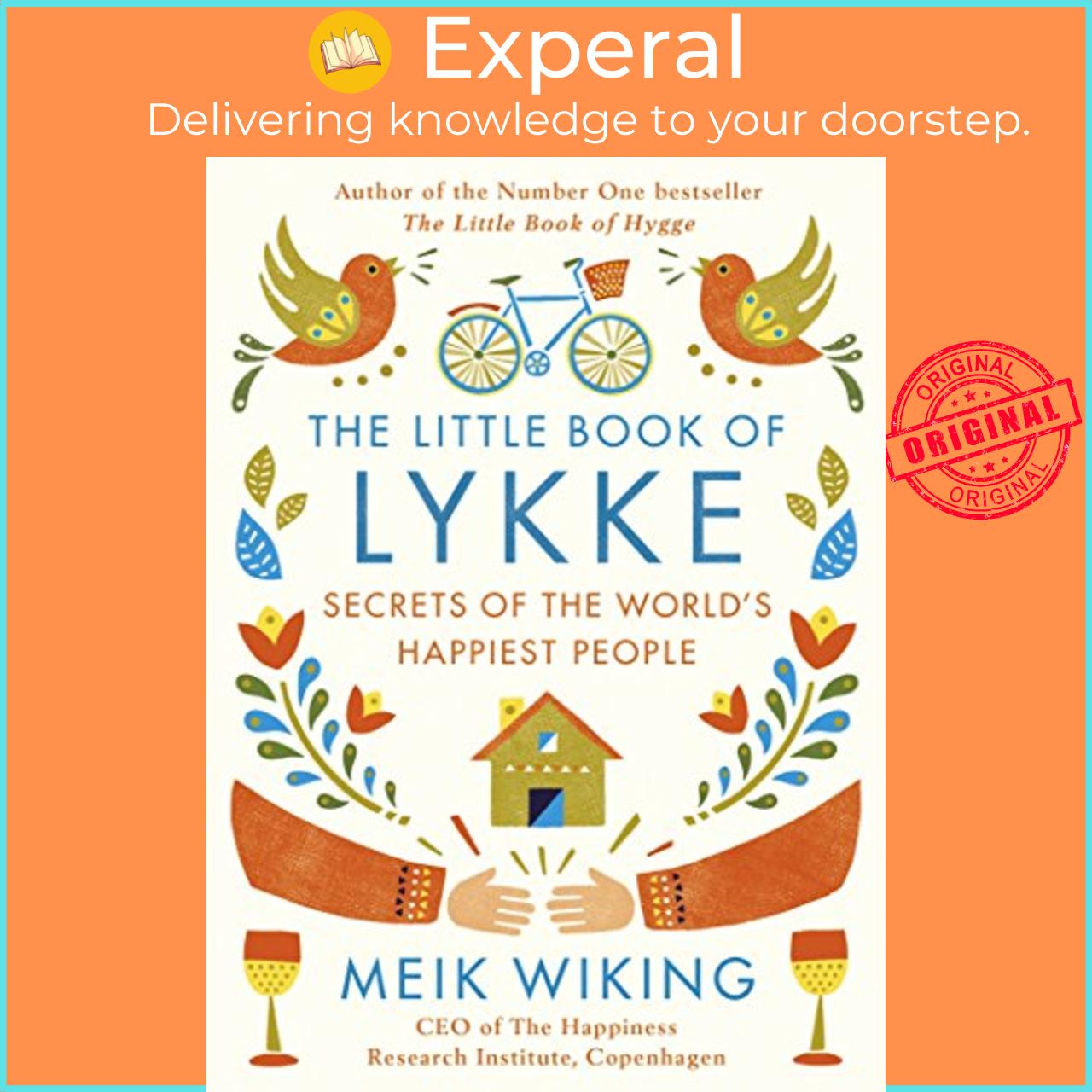 Sách - The Little Book of Lykke: The Danish Search for the World's Happiest Peopl by Meik Wiking (UK edition, hardcover)