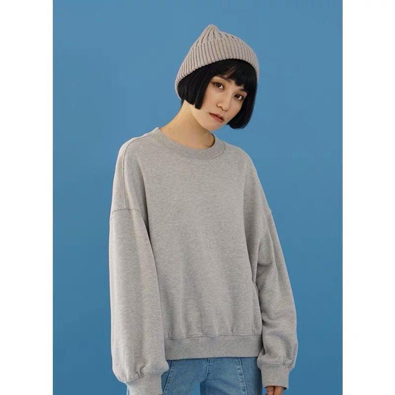 ÁO SWEATER BASIC NAM NỮ UNISEX ,ÁO HOODIE TRƠN NỈ NAM NỮ UNISEX NỈ BÔNG FN03 FEENY