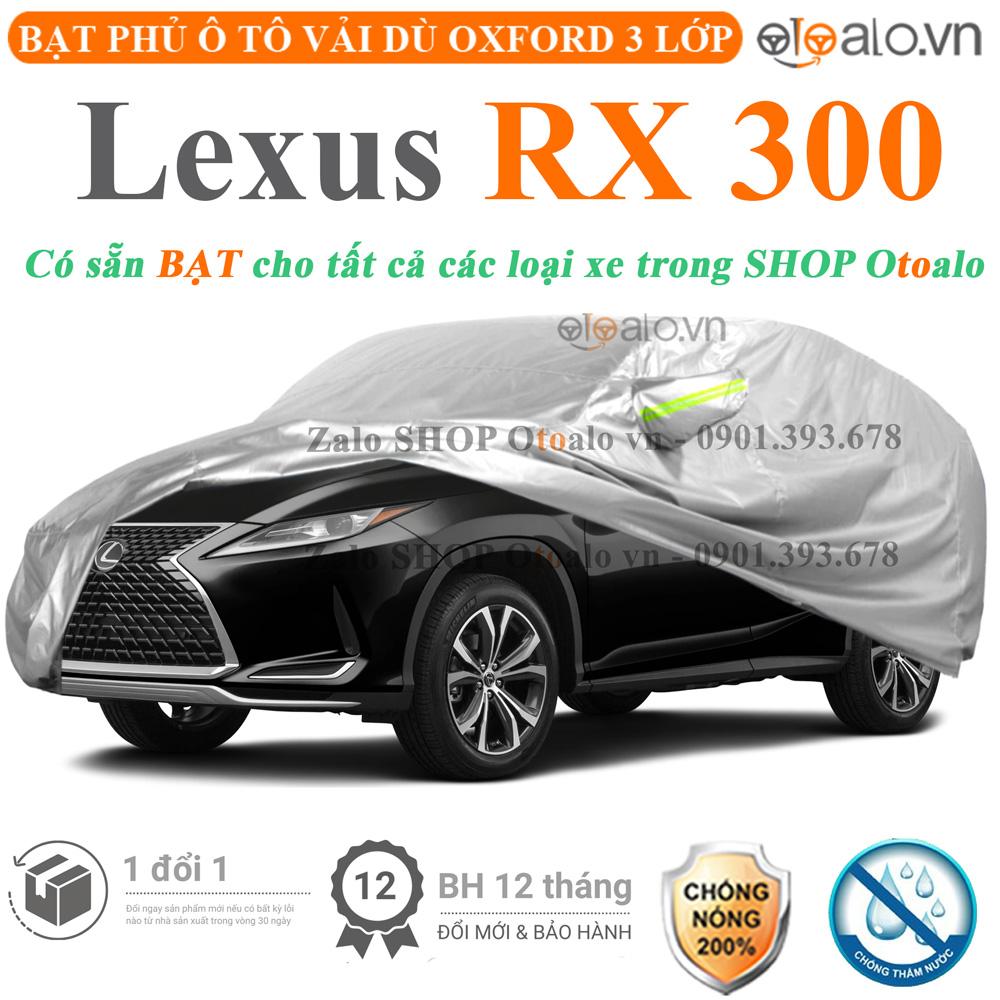 Bạt che phủ xe ô tô Lexus RX 300 vải dù 3 lớp CAO CẤP BPXOT - OTOALO
