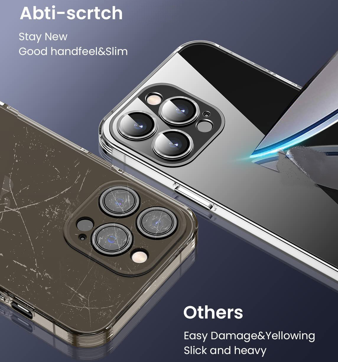 Ốp lưng cường lực camera trong suốt cho iPhone 13 Pro Max hiệu Likgus Lens Protection Case độ trong tuyệt đối, chống trầy xước, siêu mỏng 1.5mm - hàng nhập khẩu