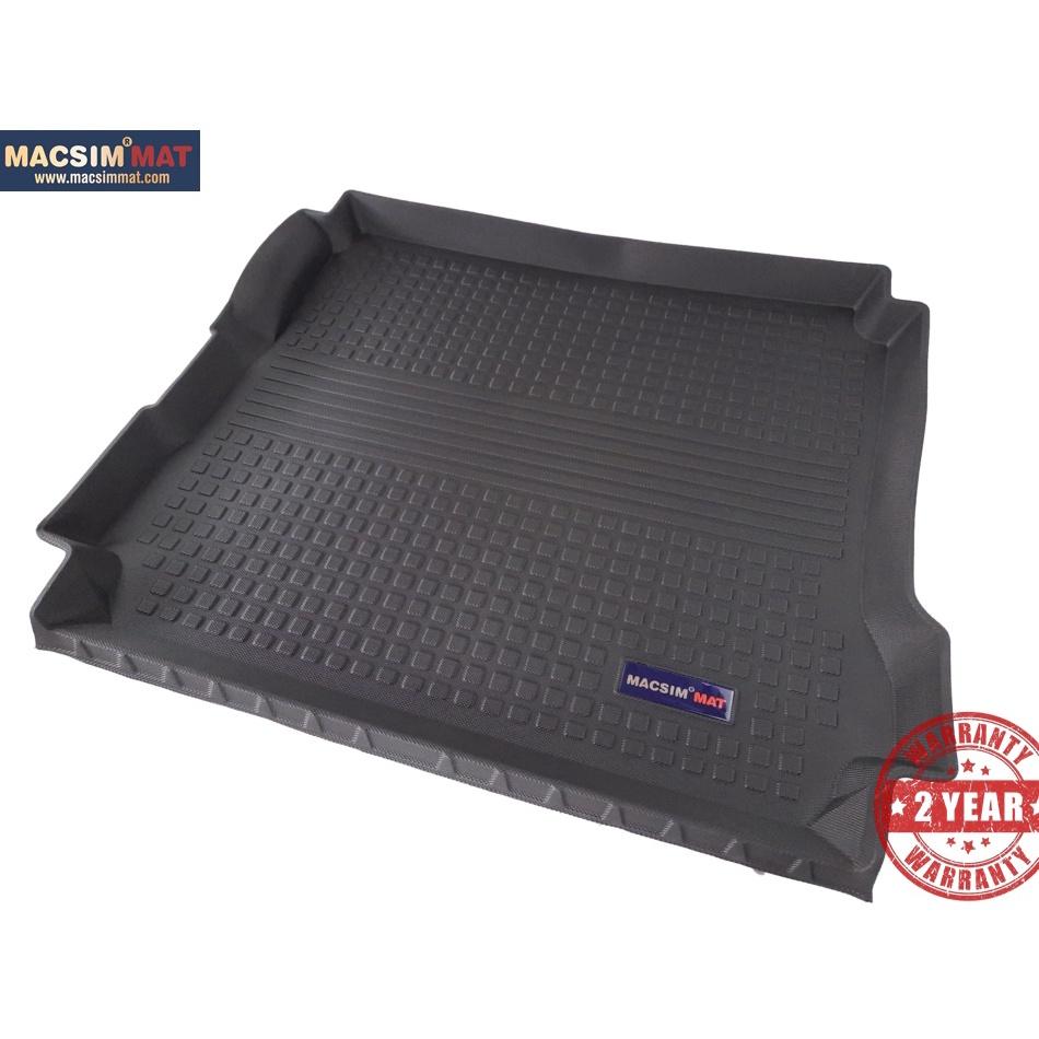 Thảm lót cốp xe ô tô LANDROVER Discovery 4 nhãn hiệu Macsim chất liệu TPV cao cấp màu đen