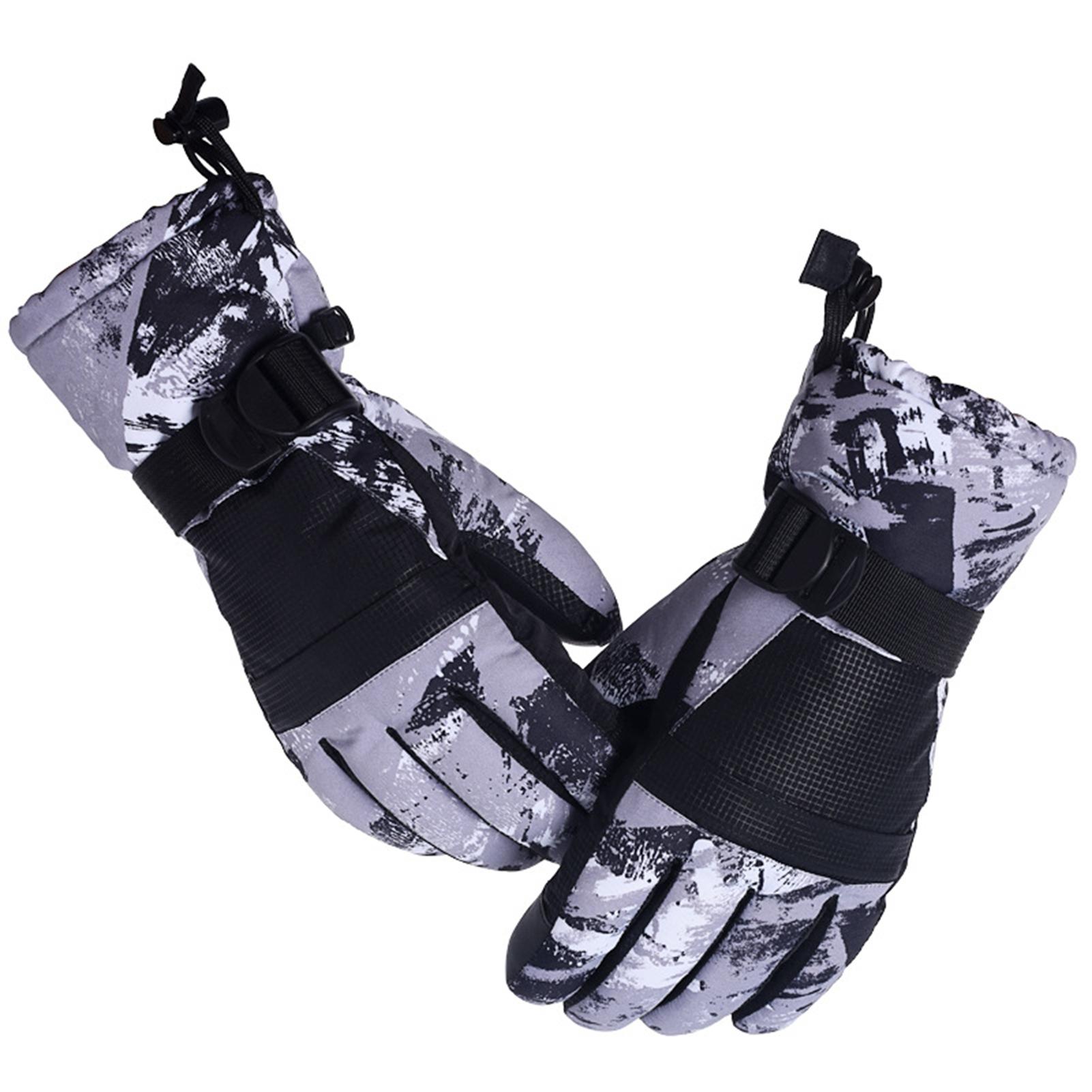 Waterproof Breathable Snow Gloves Touchscreen Winter Warm Ski Gloves