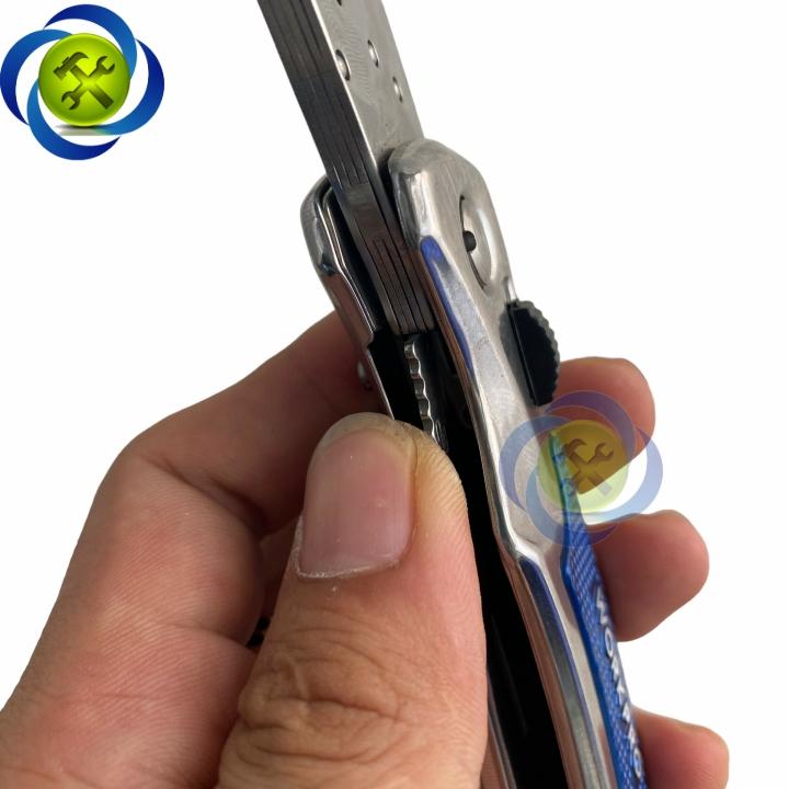 Dao rọc cáp Workpro W011010 loại xếp thay lưỡi nhanh- thân kim loại