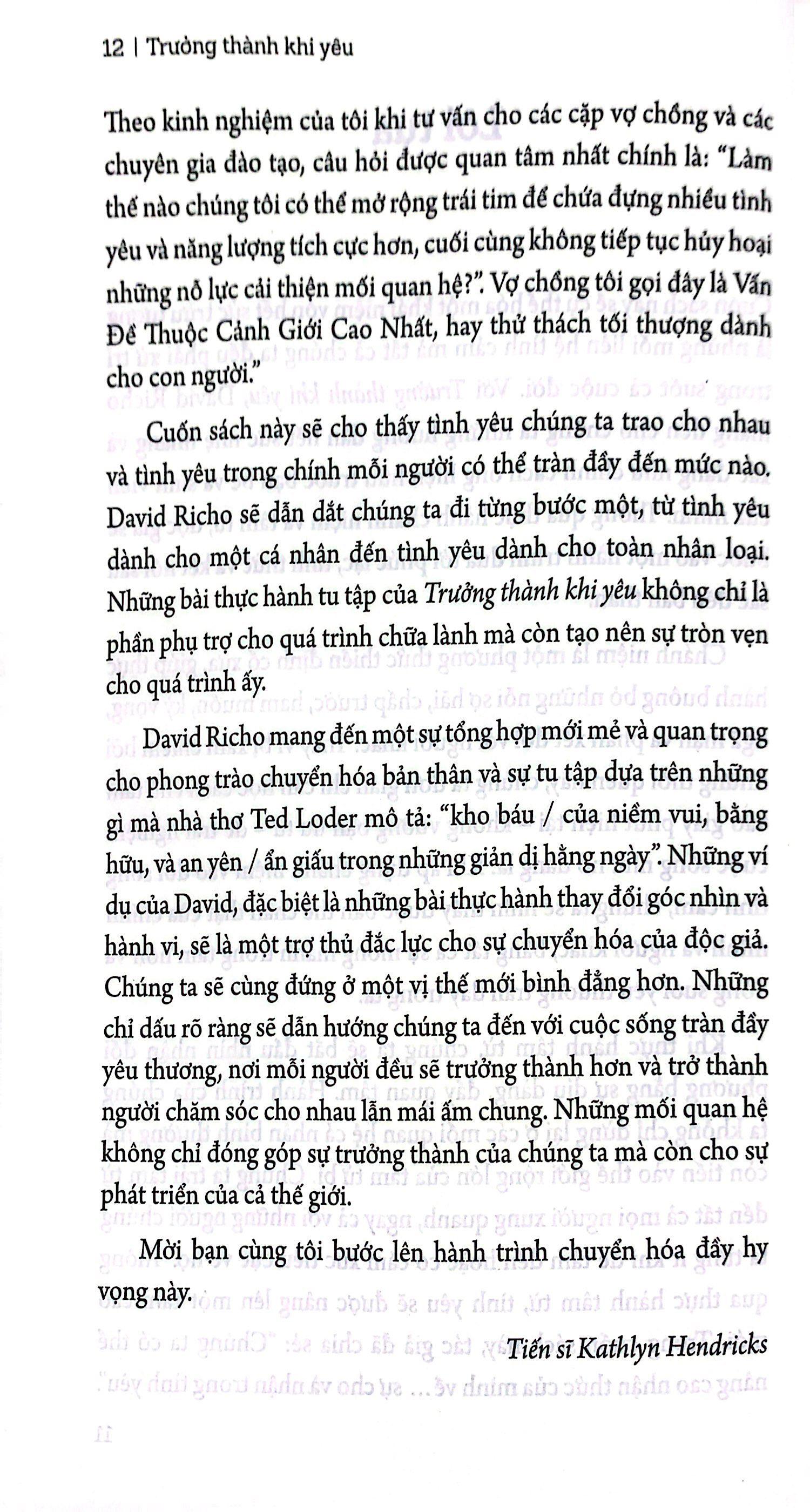 Trưởng Thành Khi Yêu