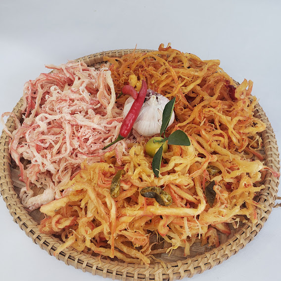 Đặc Sản Nha Trang - Mực Xé Sợi 3 Vị , Seavy Hộp 500G