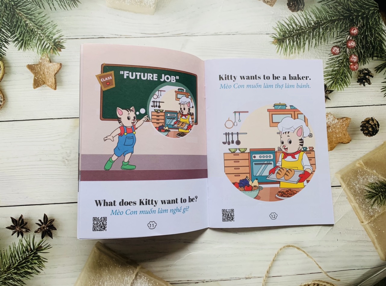 Bộ 6 Cuốn Bé Học Tiếng Anh - Đố Vui Đoán Giỏi: Why, Who, When, How, Where, What