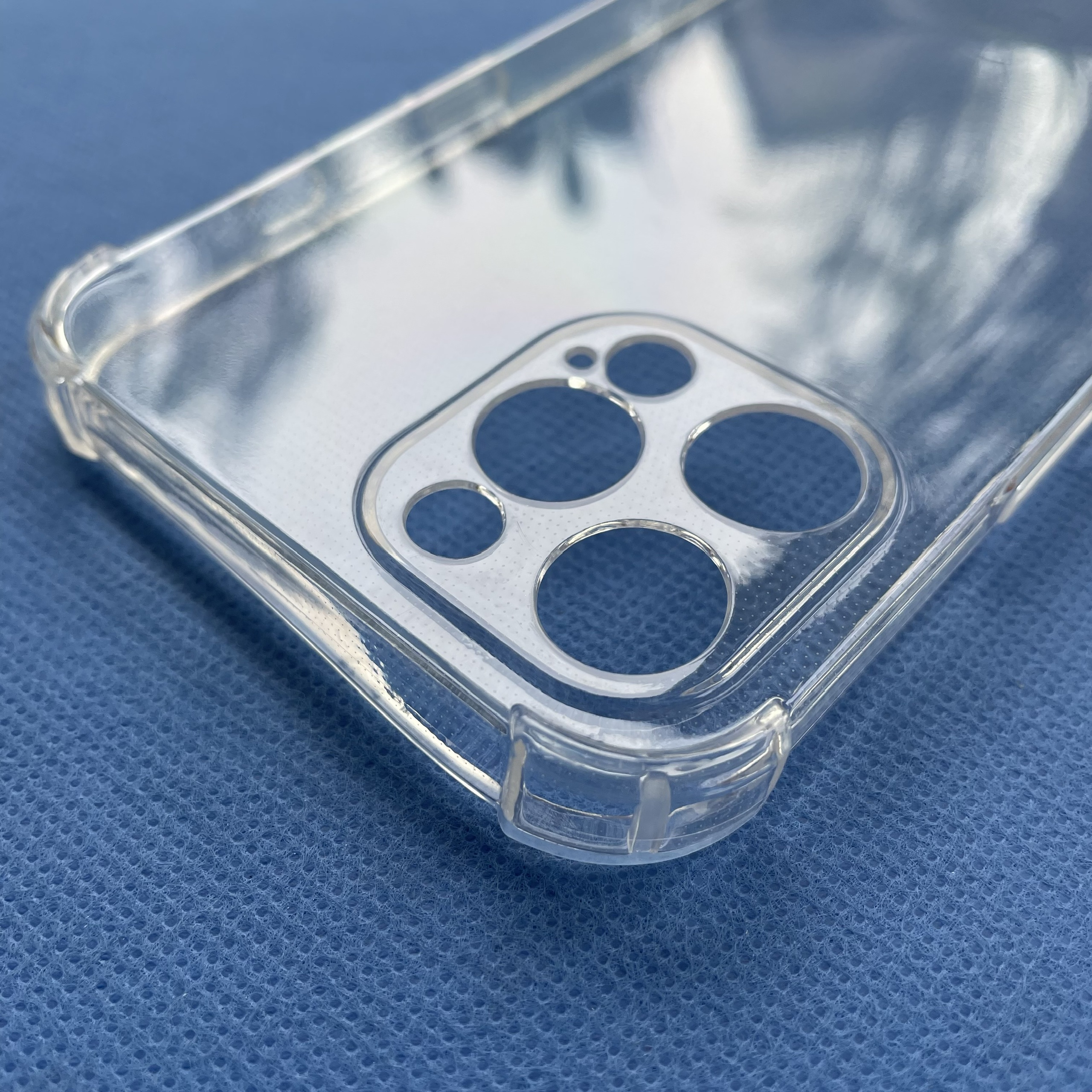 Ốp lưng silicon trong suốt chống sốc 4 cạnh cao cấp cho Apple iPhone 12 Pro Max