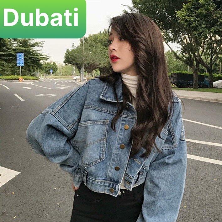 ÁO KHOÁC JEAN NỮ 3 NÚT SAU PHONG CÁCH TREND MỚI HÀN QUỐC - DUBATI FASHION