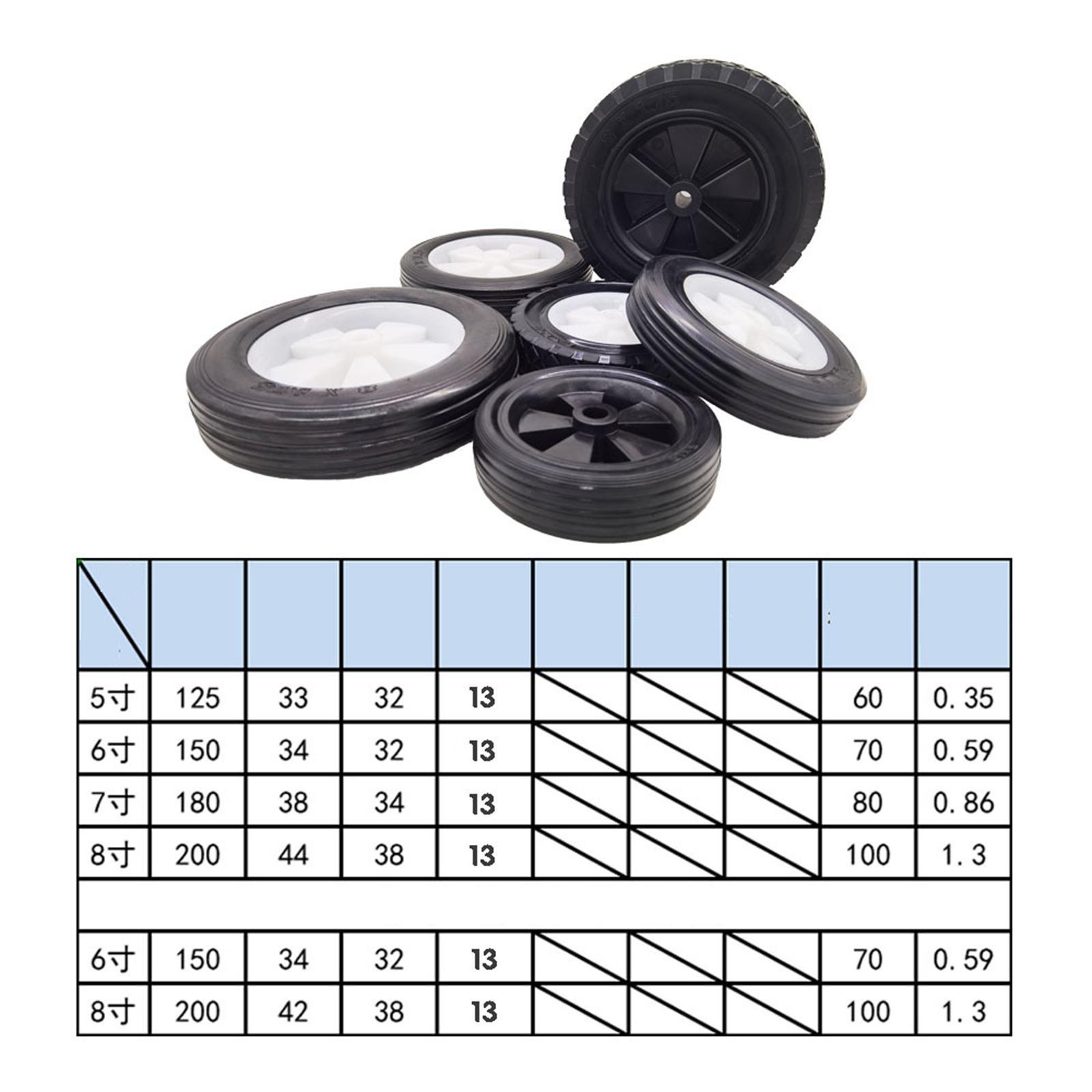 Folding Collapsible Wagon Replacement Wheel for Outdoor Cart Hand Truck