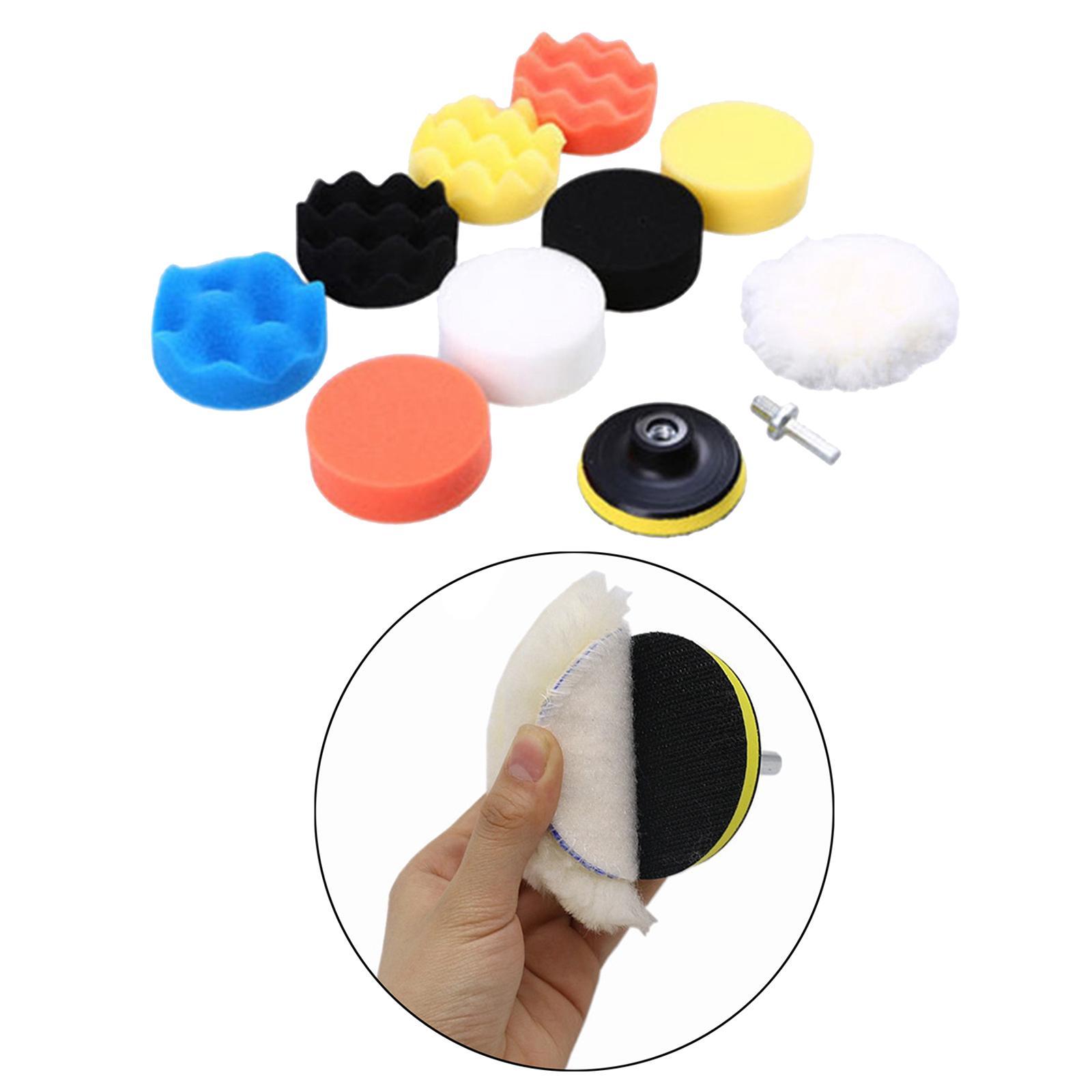 3"/4"/5" Auto Waxing Polishing Buffing Sponge Pads Car Polisher