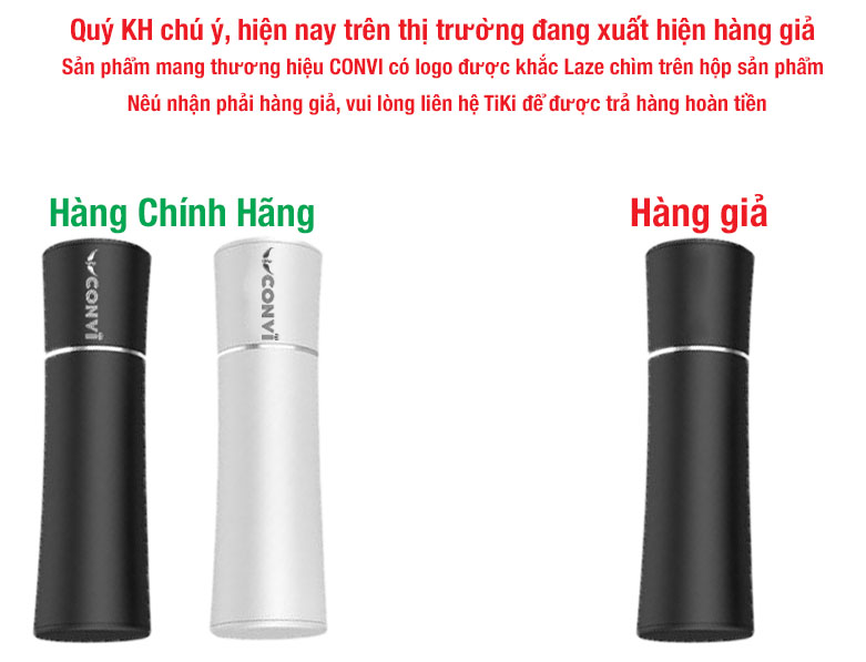 Tai Nghe Bluetooth True Tireless CONVI CV20 - bluetooth 5.0, 3D bass, HD mic, tổng thời gian sử dụng 15 giờ, phù hợp iPhone / Samsung / Oppo / Vivo - Hàng Chính Hãng