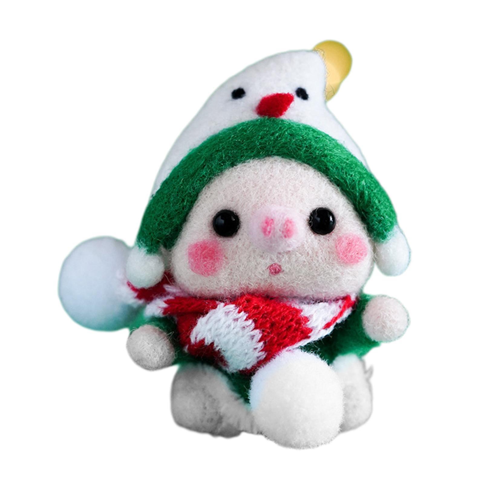 1x Cute Animal Felting Starter Kit with for Beginner