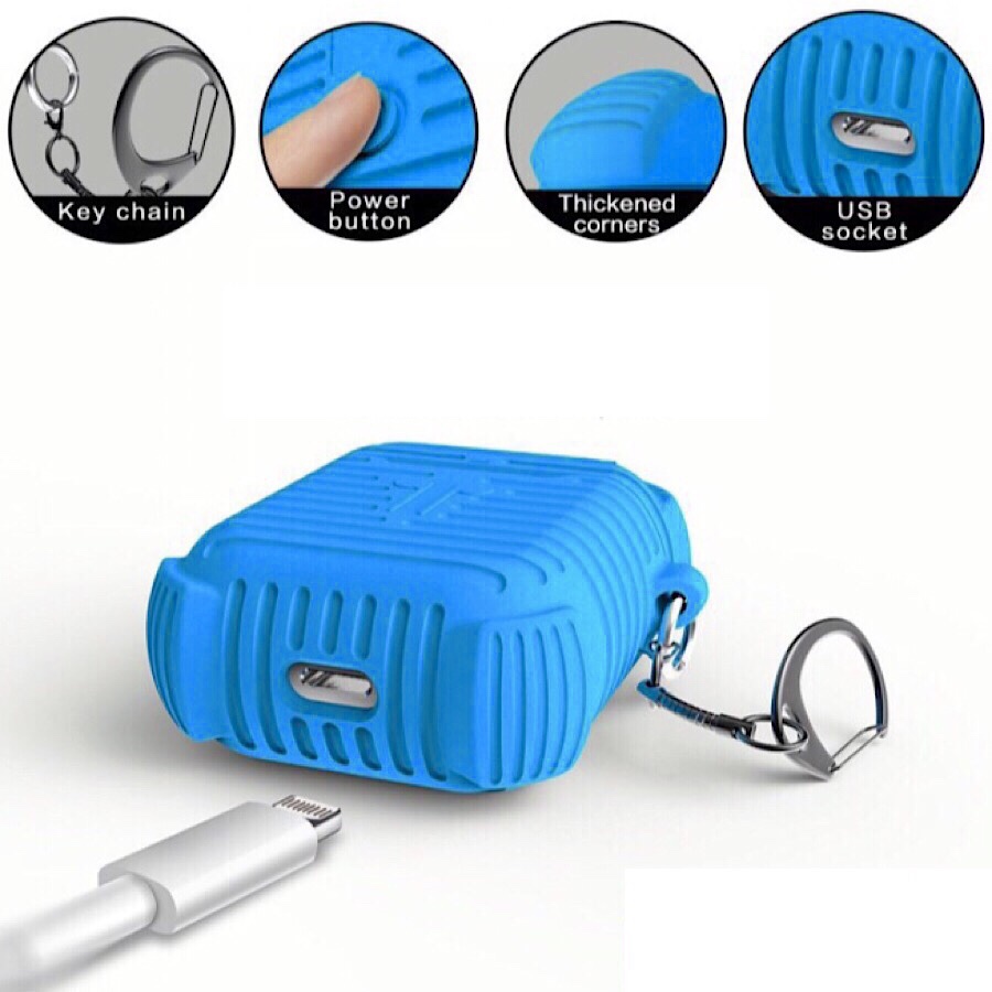 Bao silicone cho Apple AirPods Pot Pocket chống sốc - Hàng Nhập Khẩu