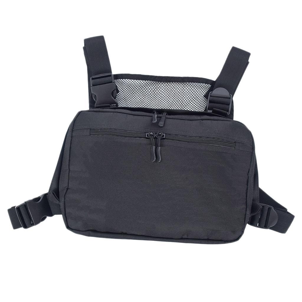 Multi-Functional Unisex Oxford Cloth Chest Rig Bag Vest Waist Bag Panny Pack