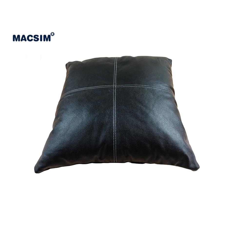 Gối tựa lưng, tựa đầu đa năng, gối sofa cao cấp Macsim kích thước 40cm x 40cm màu đen