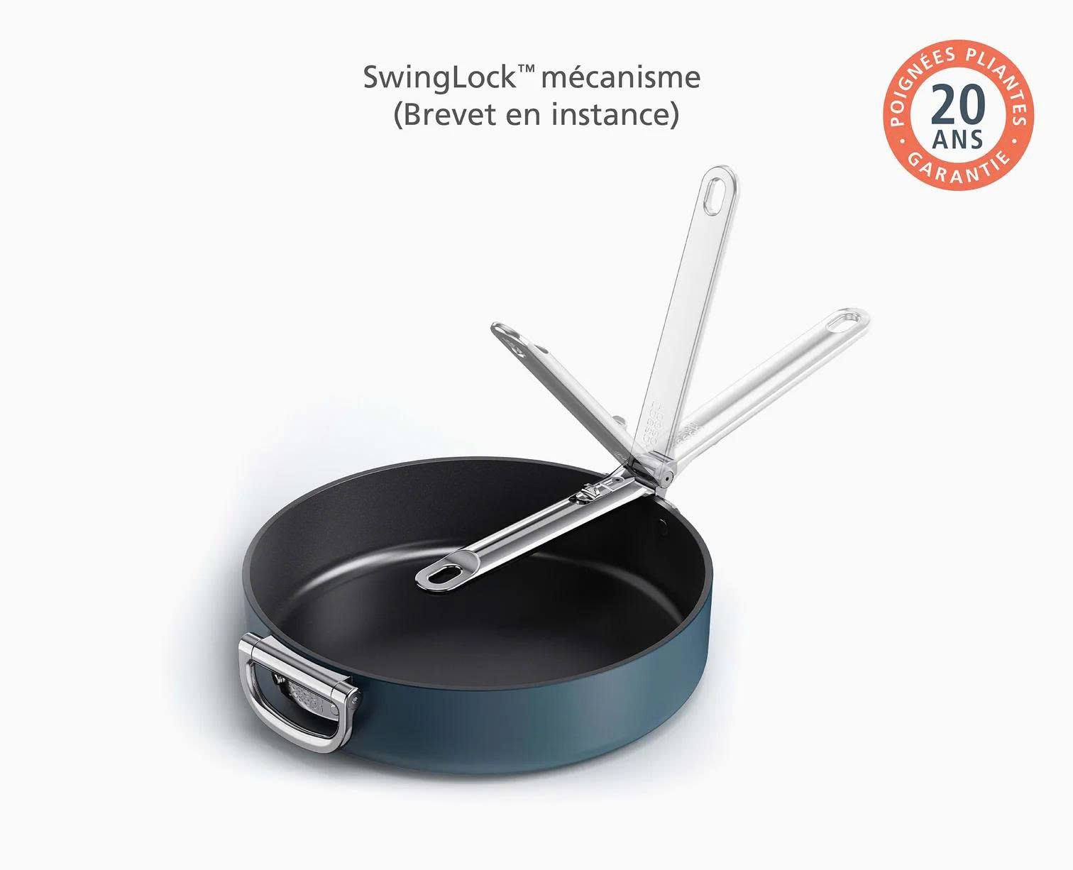 Chảo rán chống dính Joseph Joseph 45042 Space 28cm Blue hàng chính hãng